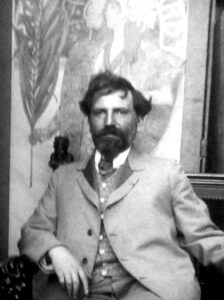 Alfons Mucha in Studio (c.1899)