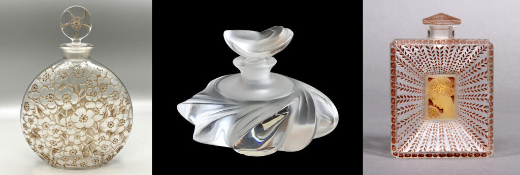 Perfume Bottles by René Lalique.
