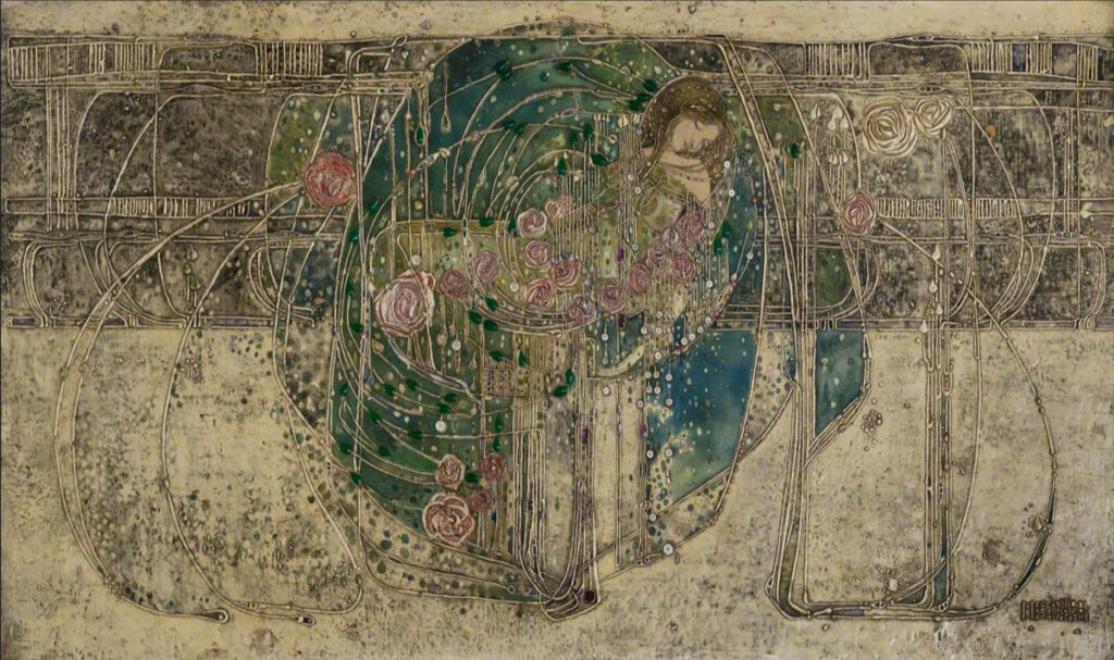 The Sleeping Princess (1908) by Margaret Macdonald Mackintosh