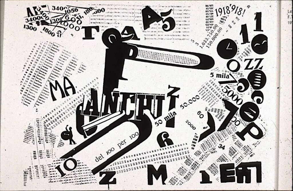 Les Mots En Liberte Futuristes (1919) by Filippo Tommaso Marinetti