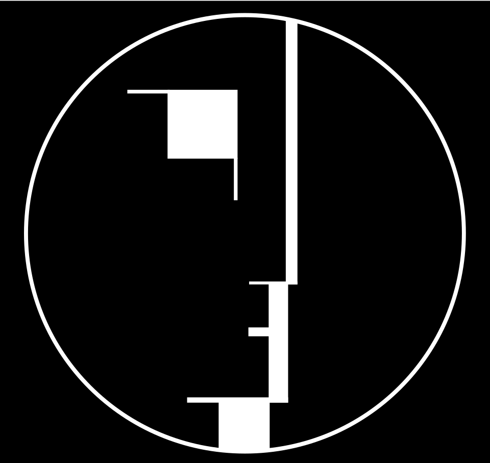 Oscar Schlemmer’s 1922 Bauhaus seal perfectly encapsulated the school's emerging geometric, machine-oriented philosophy, moving away from its early medieval and mystical roots.