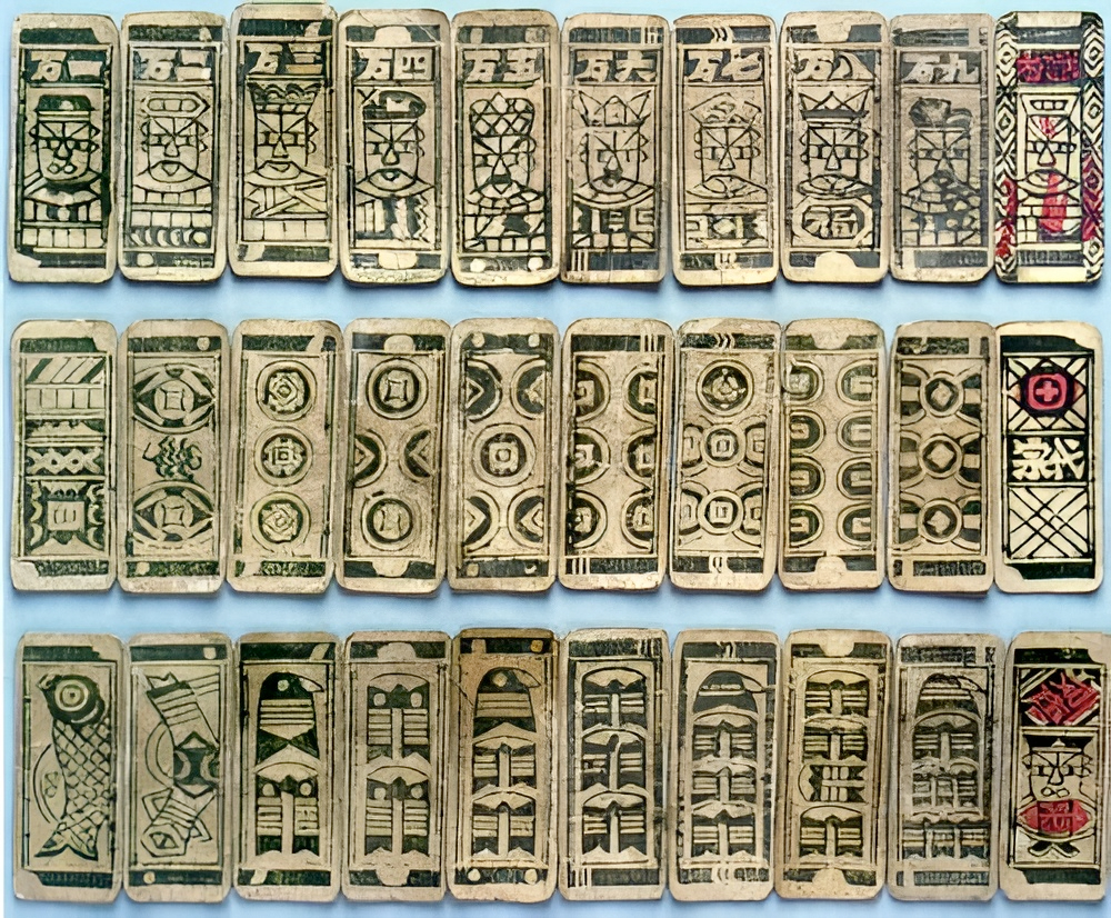 Chinese playing cards were some of the earliest examples of mass-produced graphic symbols, teaching sequencing and logic to the public.