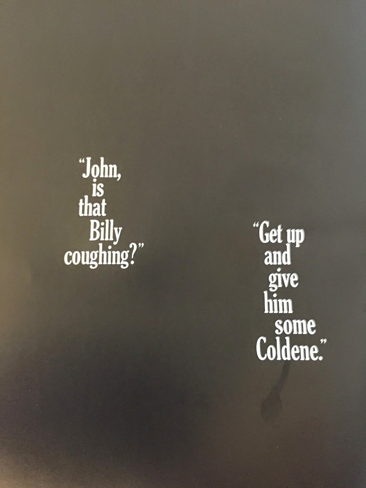 Lois applied his minimalist brilliance to pharmaceutical ads, such as a 1961 Coldene advertisement featuring a stark black page and only twelve words to suggest a midnight exchange between concerned parents.