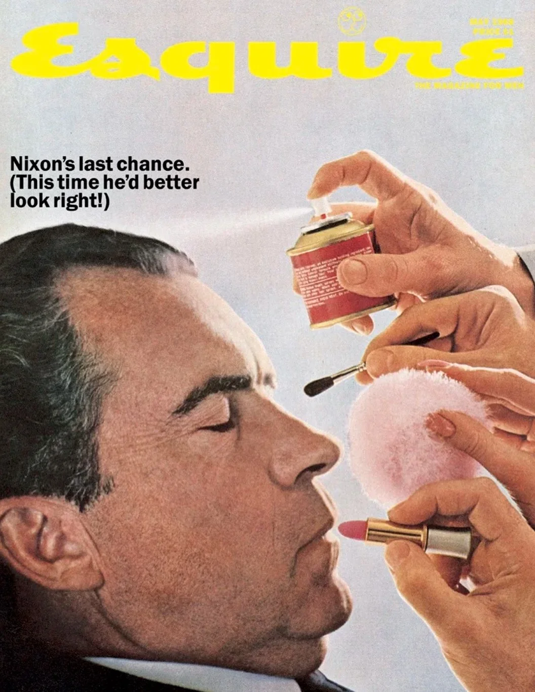 Lois believed that visual and verbal elements were indivisible, demonstrated by showing Richard Nixon having makeup applied for a television debate.