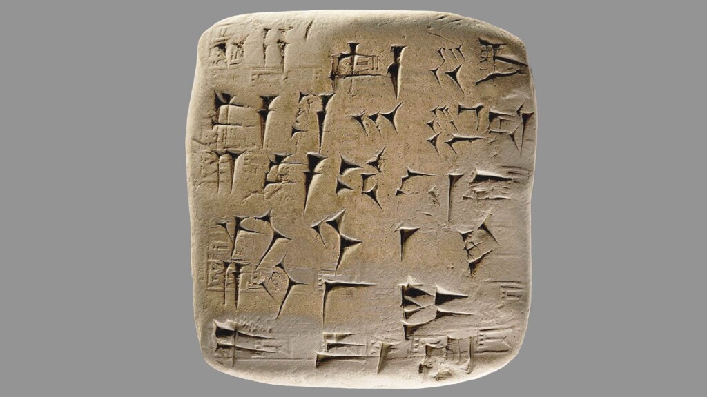 Early writing surfaces like this Mesopotamian clay tablet were incredibly durable, but their weight severely limited the spread of information.