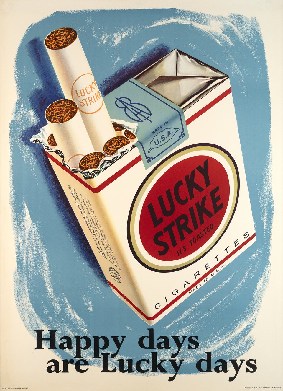 Designing the Corporation: American Modernism and the Rise of Visual Systems 3 Raymond Loewy simplified the cluttered Lucky Strike package by placing the bold, target-like logo on both sides, ensuring its recognition from any angle.
