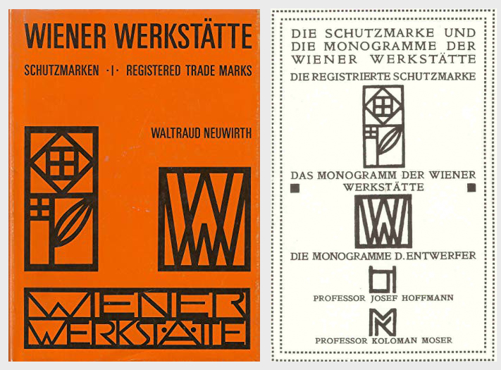 The registered trademark of the Wiener Werkstätte. By applying this unified aesthetic to all their products and graphics, Hoffmann and Moser created the first modern lifestyle brand.