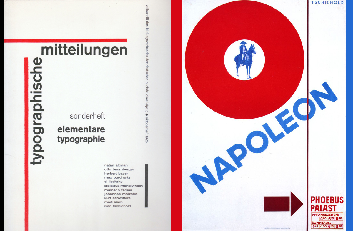 Jan Tschichold codified the avant-garde experiments of the Bauhaus into universal, commercial rules for asymmetrical layout and sans-serif typography, changing the printing industry forever.